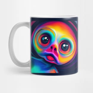 Psychedelic Alien is Mesmerized Mug